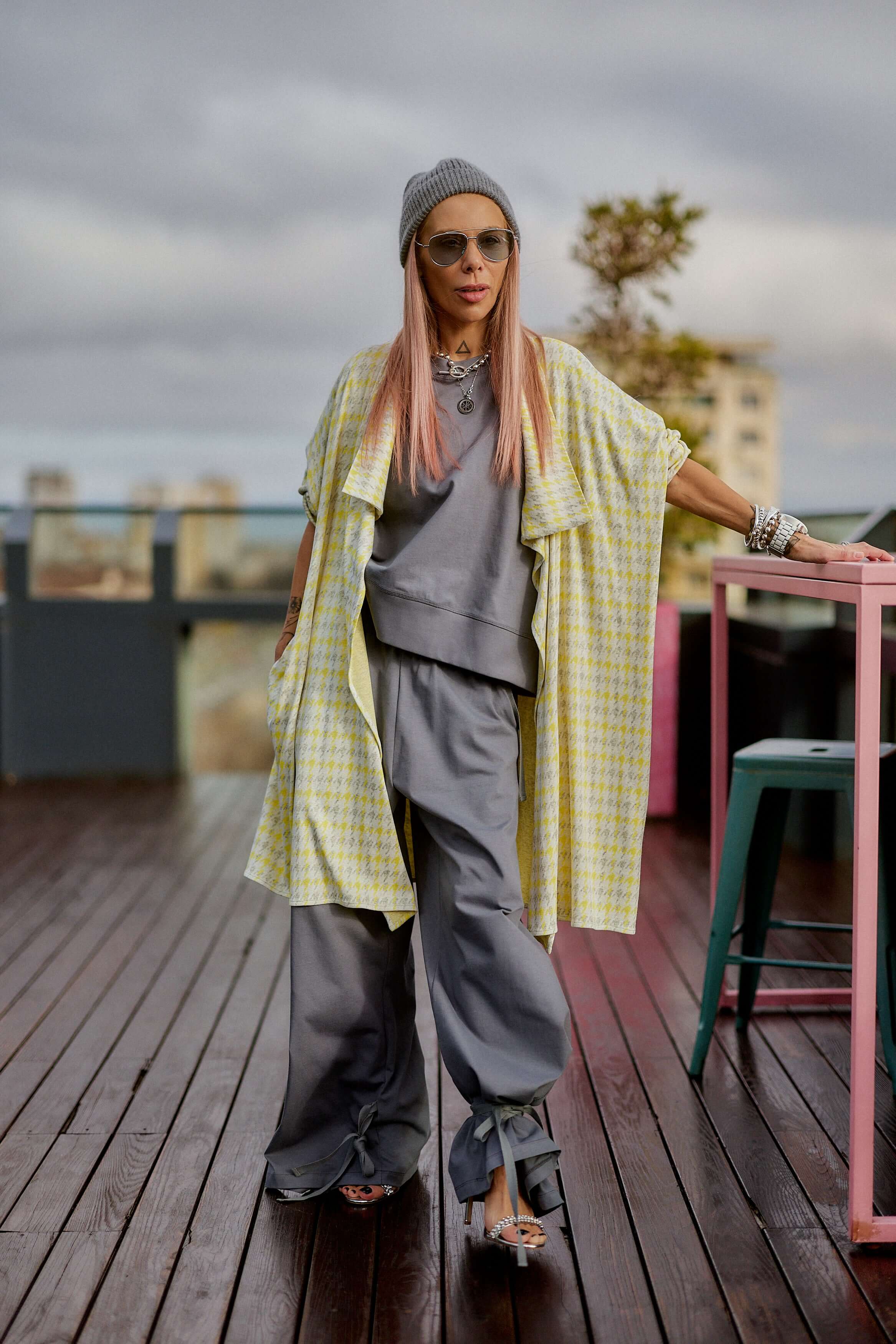 3-Piece Set β Grey with Houndstooth Vest - Image 11