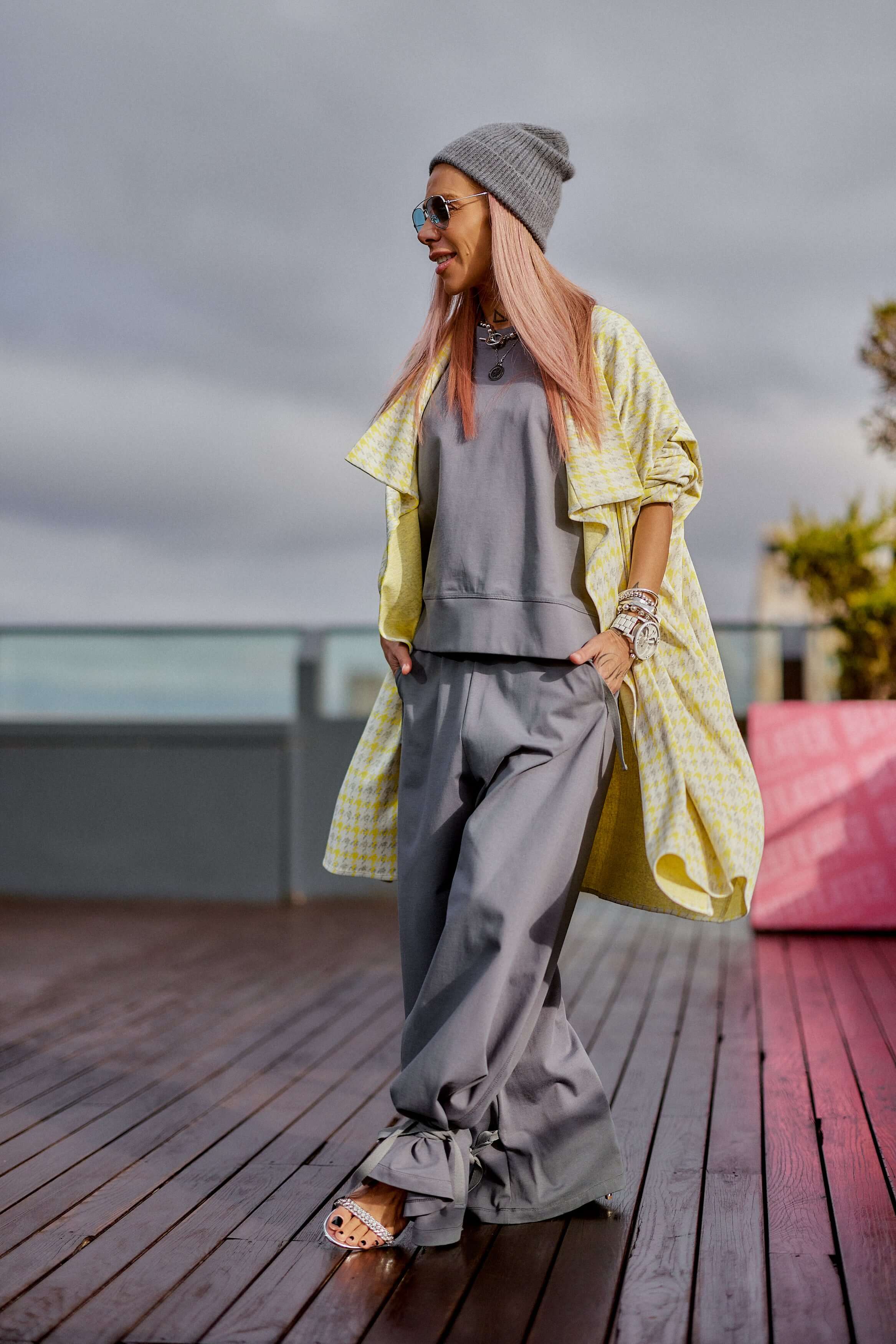 3-Piece Set β Grey with Houndstooth Vest - Image 12