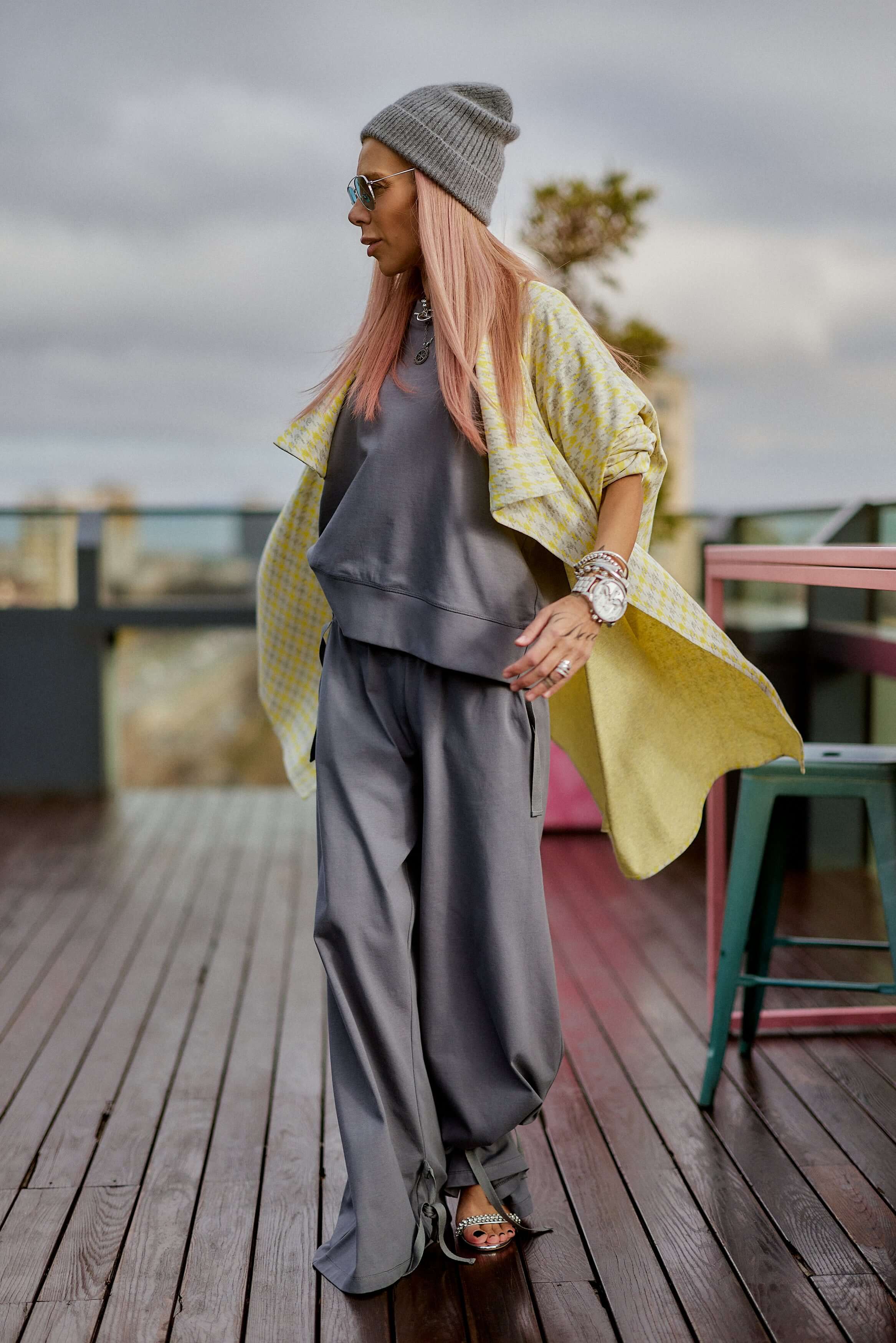 3-Piece Set β Grey with Houndstooth Vest - Image 9