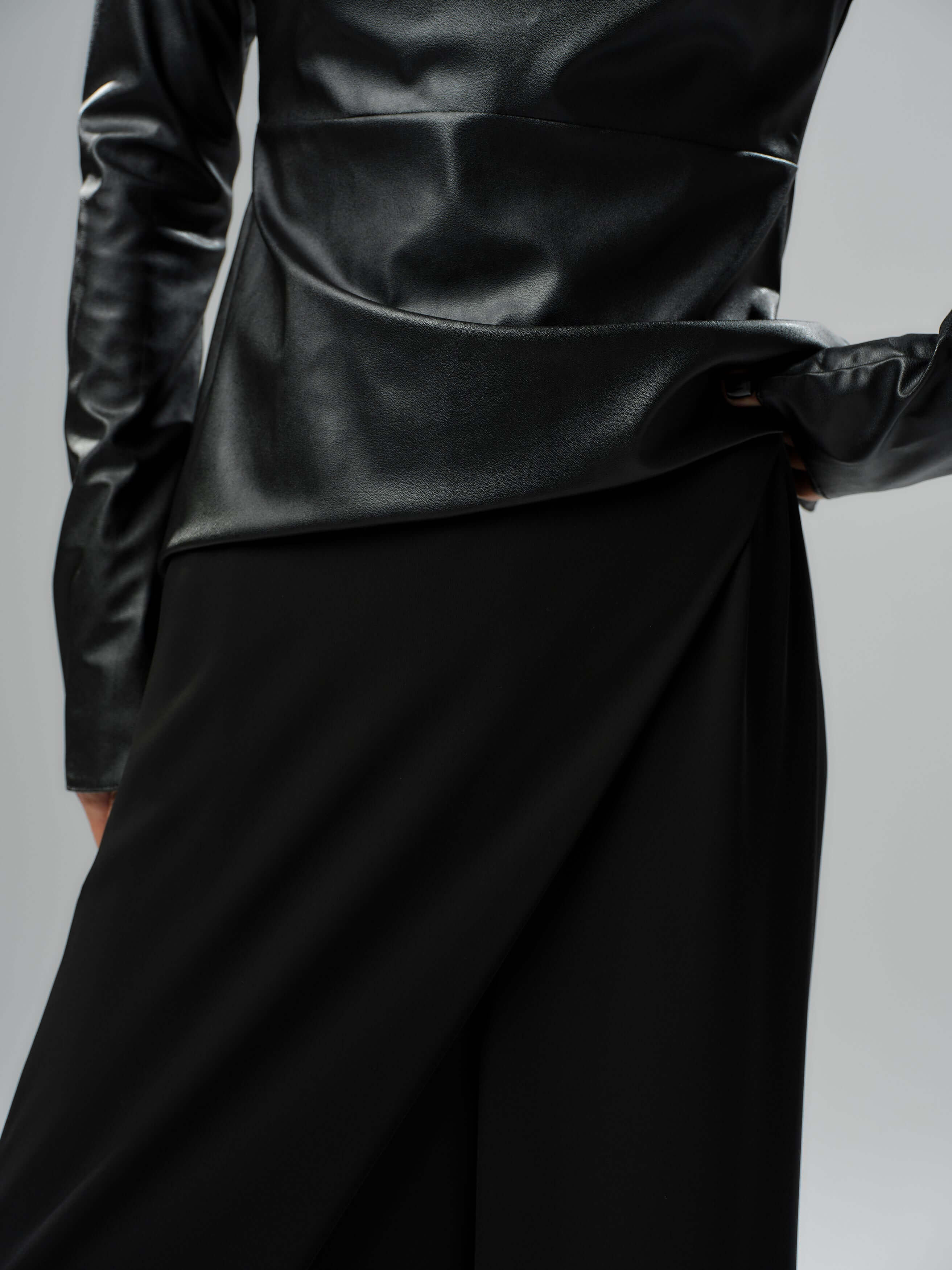 Black Wide-Leg Pants - Image 5