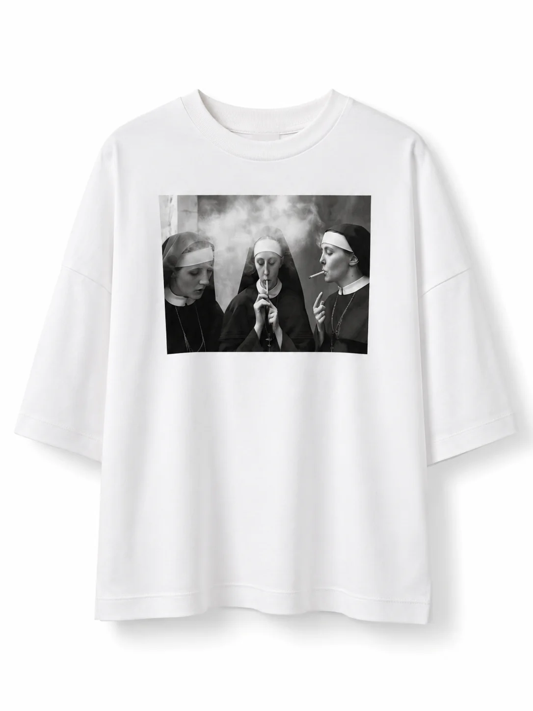 Oversized Graphic T-Shirt – "Holy Smoke" - Image 2