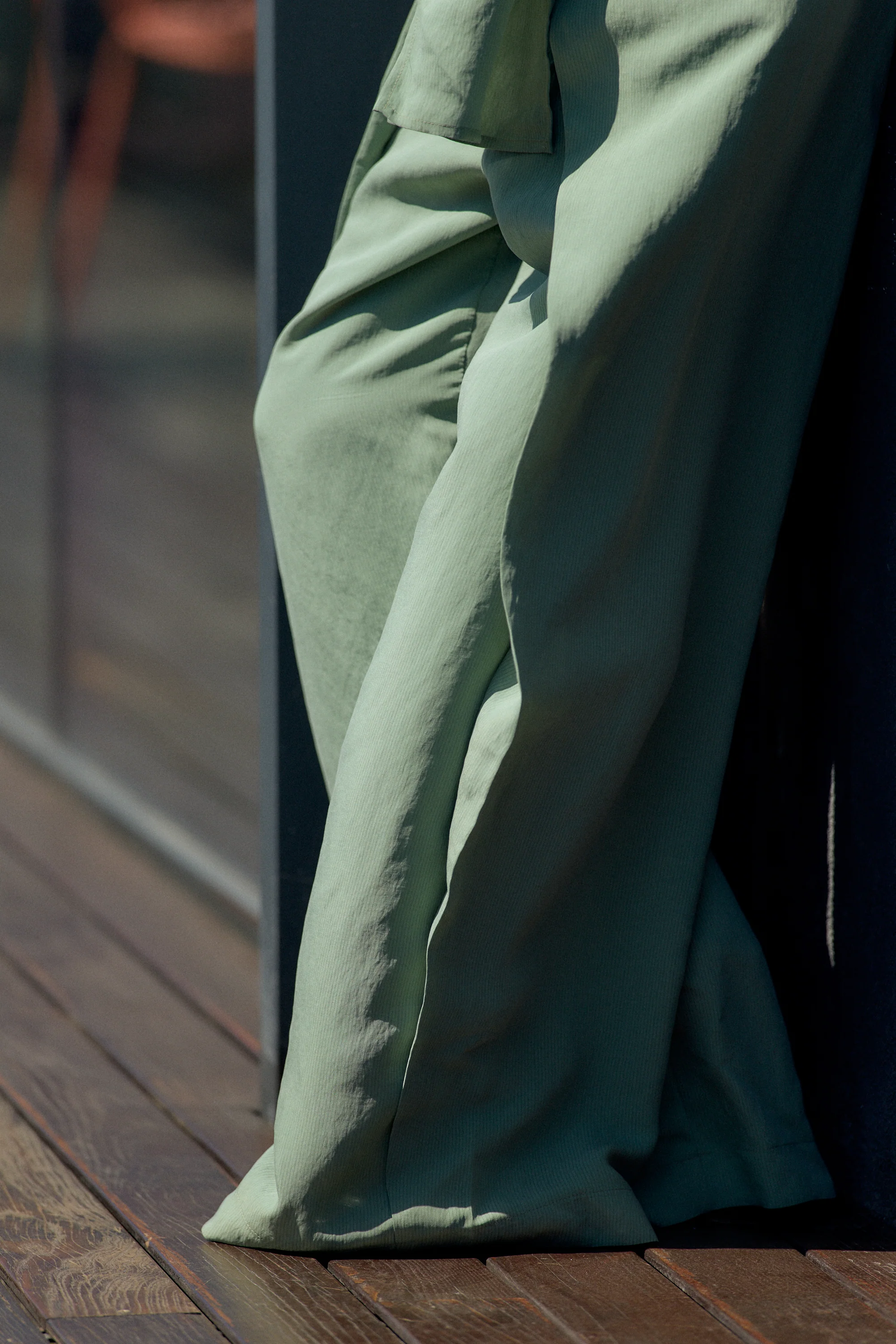 Sage Green Tie-Waist Co-Ord Set - Image 7