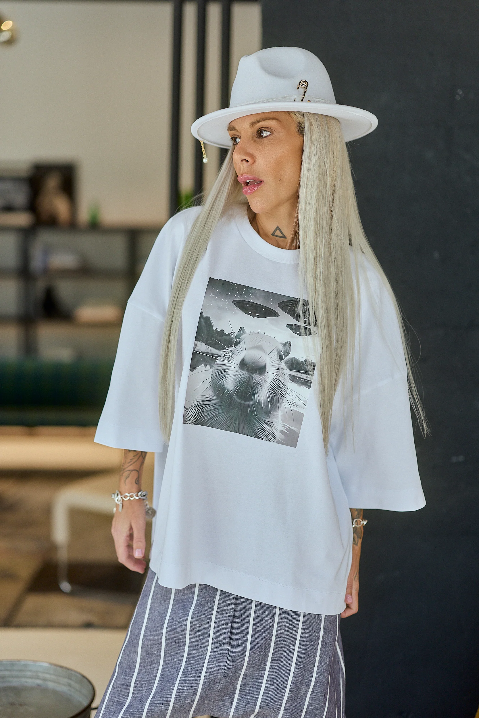 Set of Three Oversized Graphic T-Shirts - Image 3