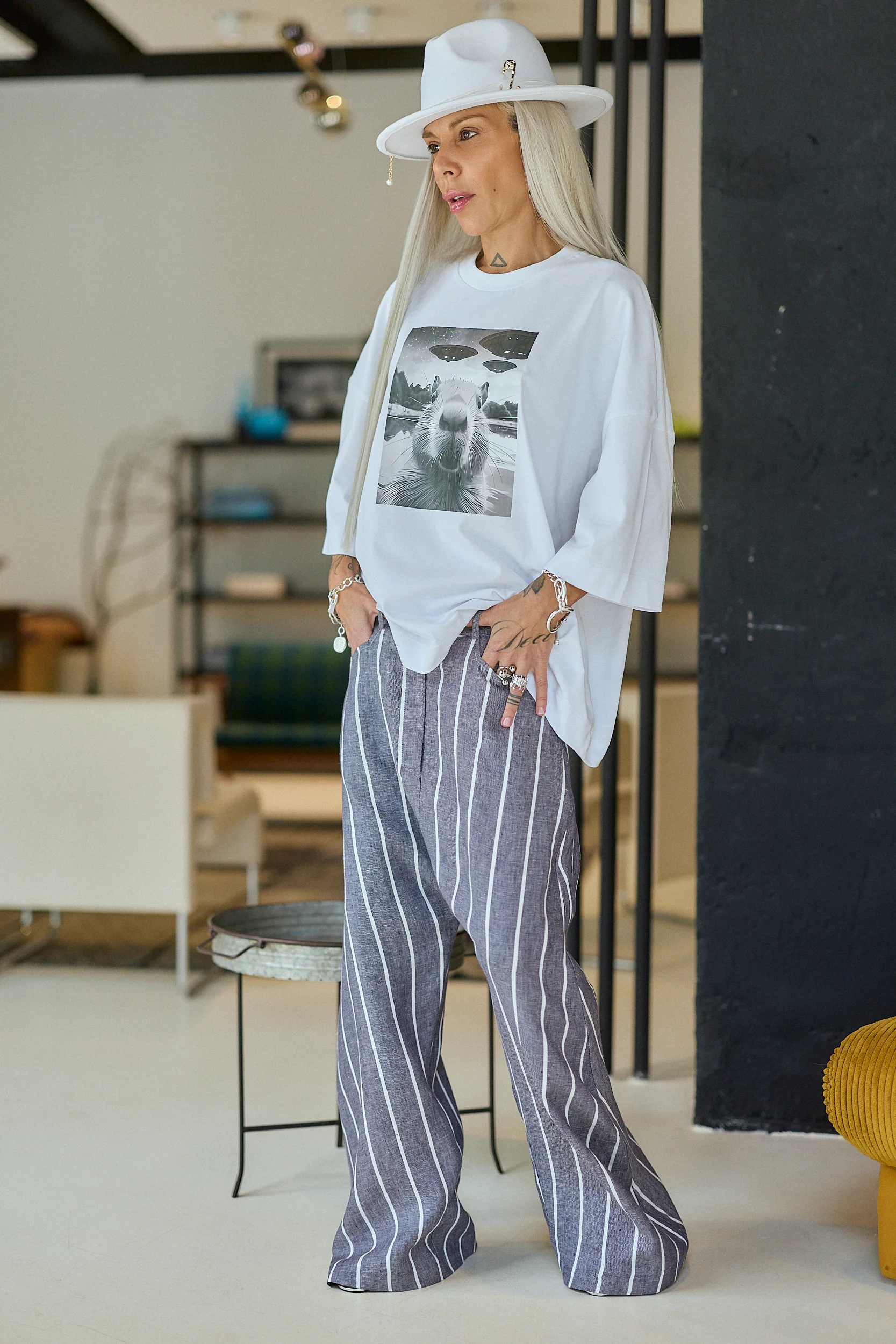 Set of Three Oversized Graphic T-Shirts - Image 5